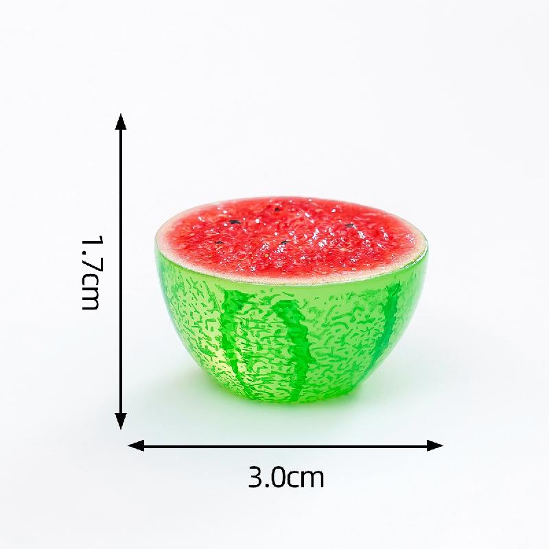 Tiểu cảnh trái cây phát sáng: dưa hấu, thanh long DIY, phụ kiện tiểu cảnh mini (ZC-654)