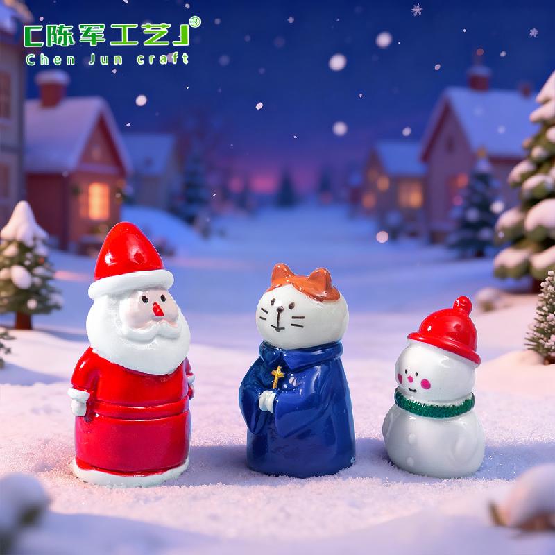 Phụ Kiện Tiểu Cảnh Ông Già Noel Trang Trí Tuyết Mini (PK-569)