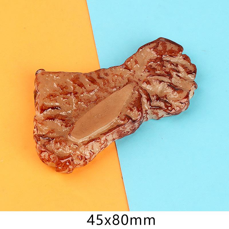 仿真食玩五花肉鸡爪树脂贴片 diy发夹 冰箱贴 钥匙扣吊坠装饰材料