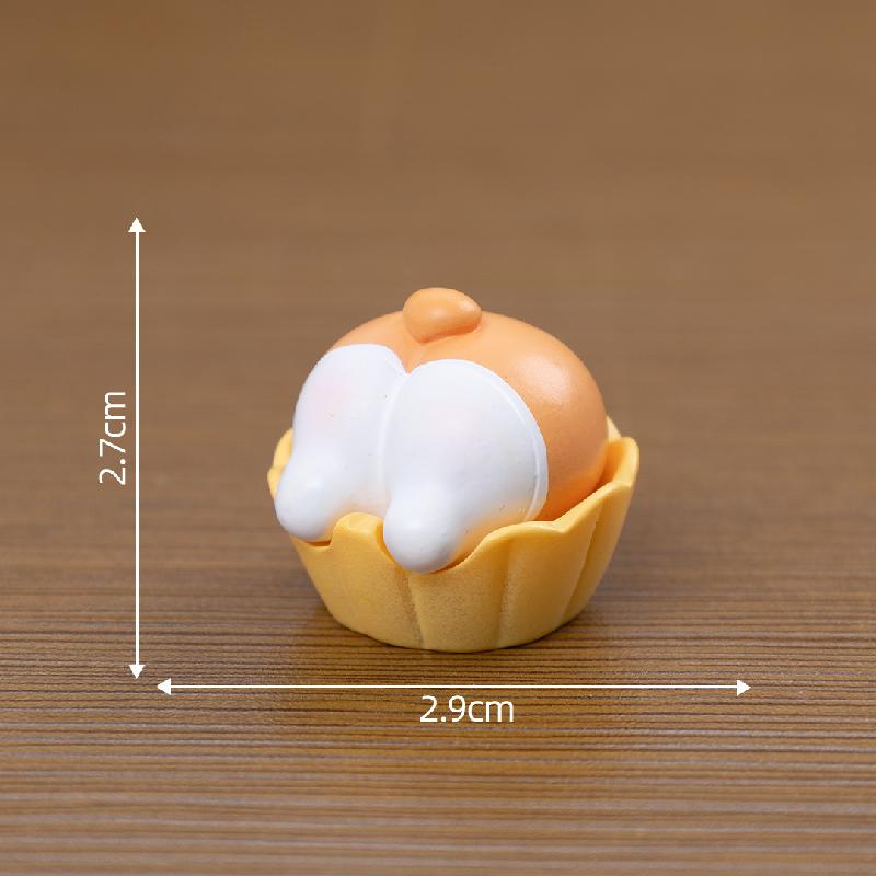 Tiểu cảnh bánh pp DIY, phụ kiện tiểu cảnh mini bàn treo resin đáng yêu, cute (ZC-1080)