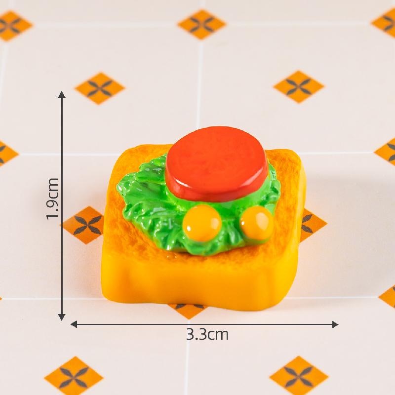 Tiểu cảnh sandwich giả lập DIY, phụ kiện tiểu cảnh mini resin ice cream clip treo bàn đáng yêu cute (ZC-1482)