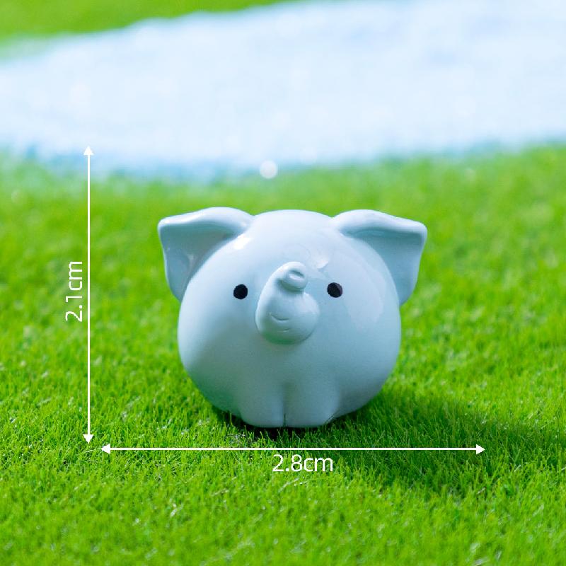 Tiểu cảnh panda tròn DIY, phụ kiện tiểu cảnh mini bàn thu nhỏ đáng yêu, cute (ZC-1039)