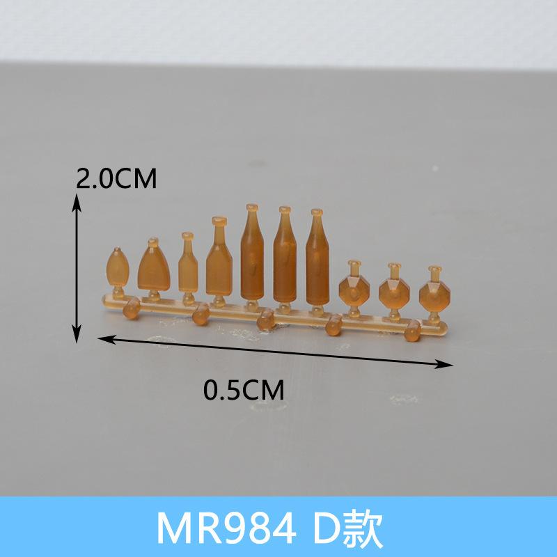 Bộ Thiết Bị Nhà Bếp Nhà Tắm Mini Tỷ Lệ 1:30 (MH-267)