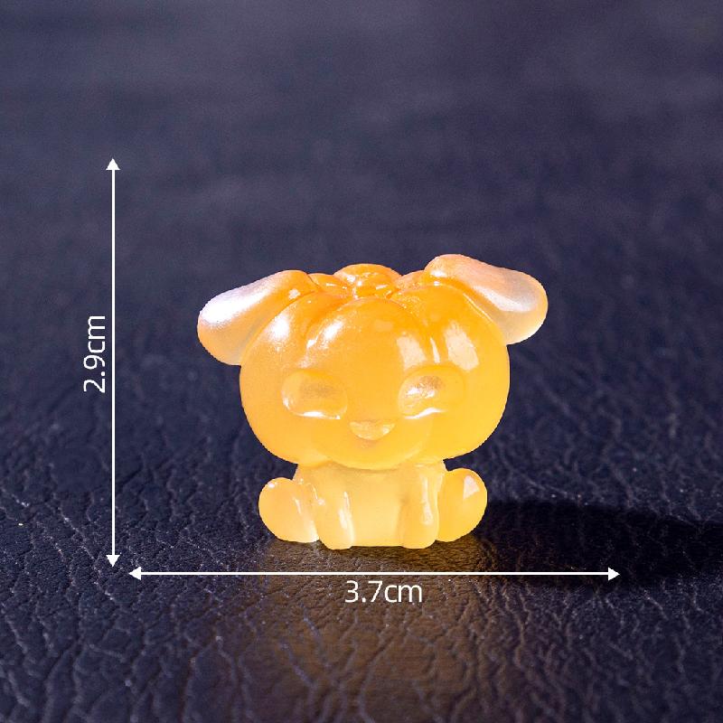 Tiểu cảnh Halloween elf phát sáng DIY, phụ kiện tiểu cảnh mini treo bàn resin garden cute (ZC-1440)