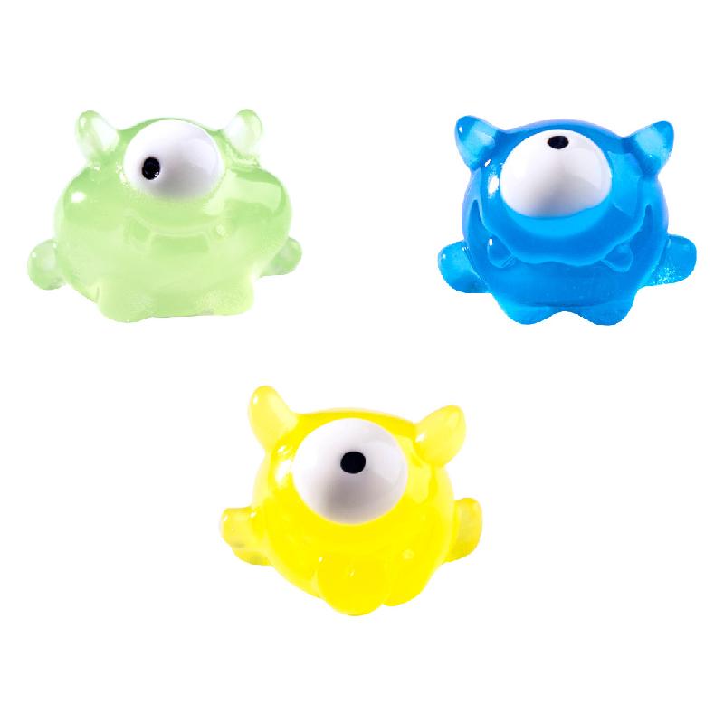 Tiểu cảnh quái mắt đơn phát sáng DIY, phụ kiện tiểu cảnh mini resin treo bàn cute (ZC-1146)