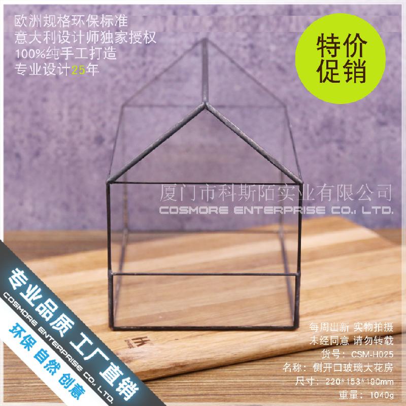 Chậu Đa Giác Nhà kính mở bên lớn Terrarium (DG-220)