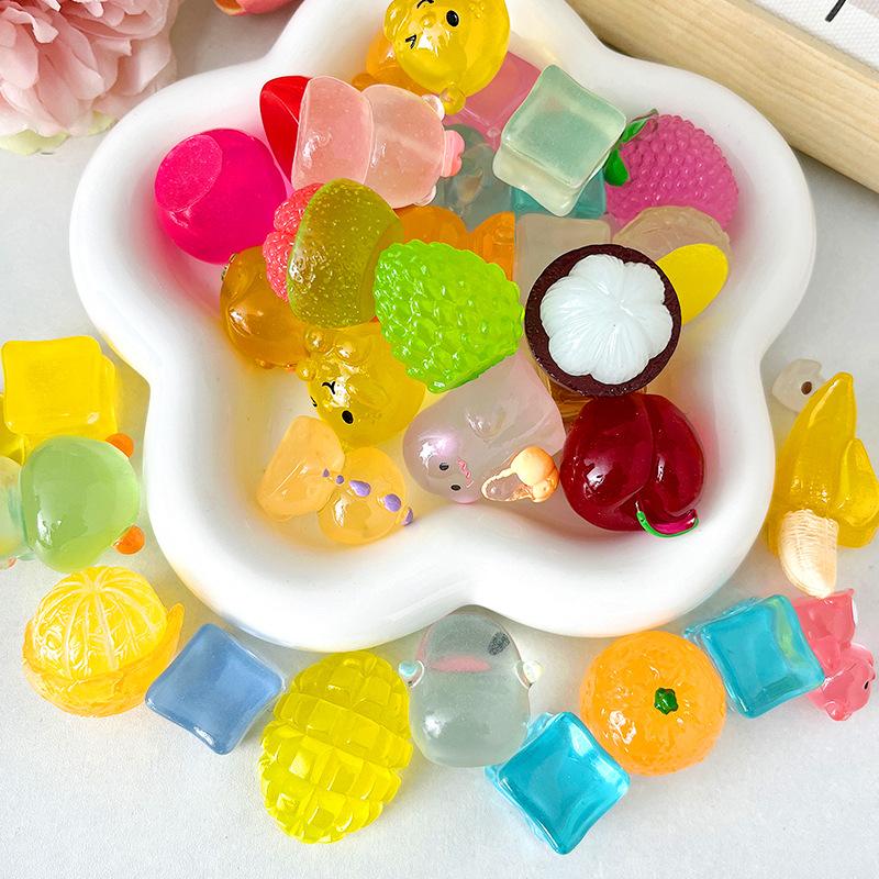 Resin mini phát sáng, phụ kiện DIY, mix gói (NX-766)