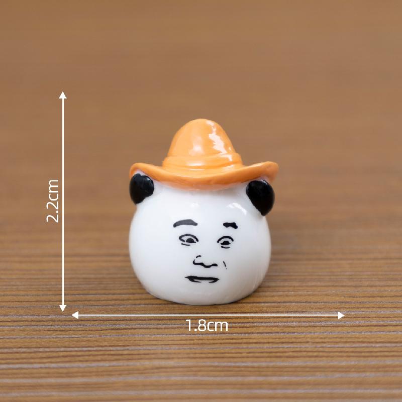Tiểu cảnh panda quái DIY, phụ kiện tiểu cảnh mini bàn treo đáng yêu, cute (ZC-1082)