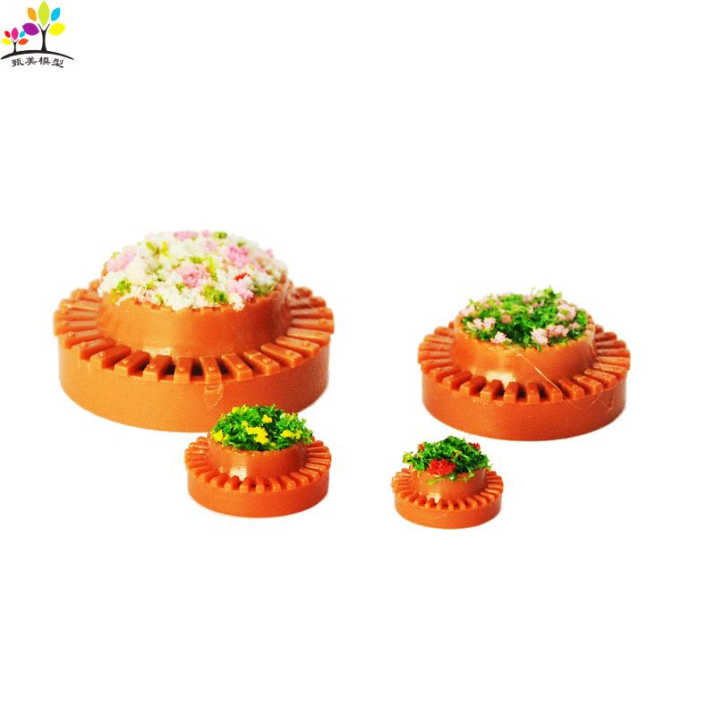 Bồn Hoa Tròn Mini Mô Hình Cảnh Quan (MH-207)