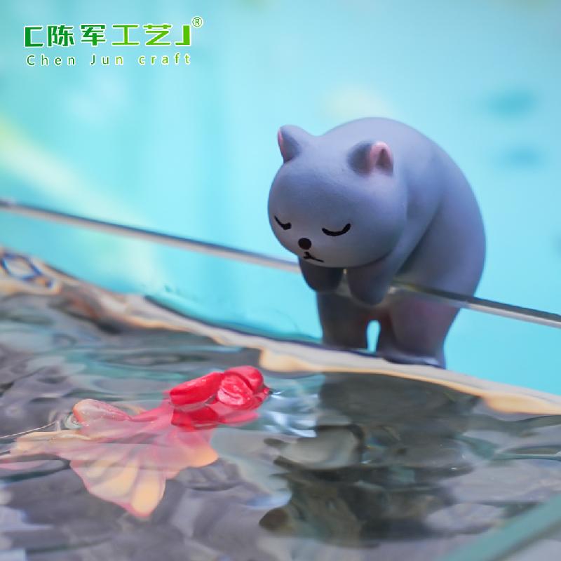 Phụ Kiện Tiểu Cảnh 微景观创意荡绳卡皮巴拉水豚小动物公仔 DIY装饰品配件迷你小摆件