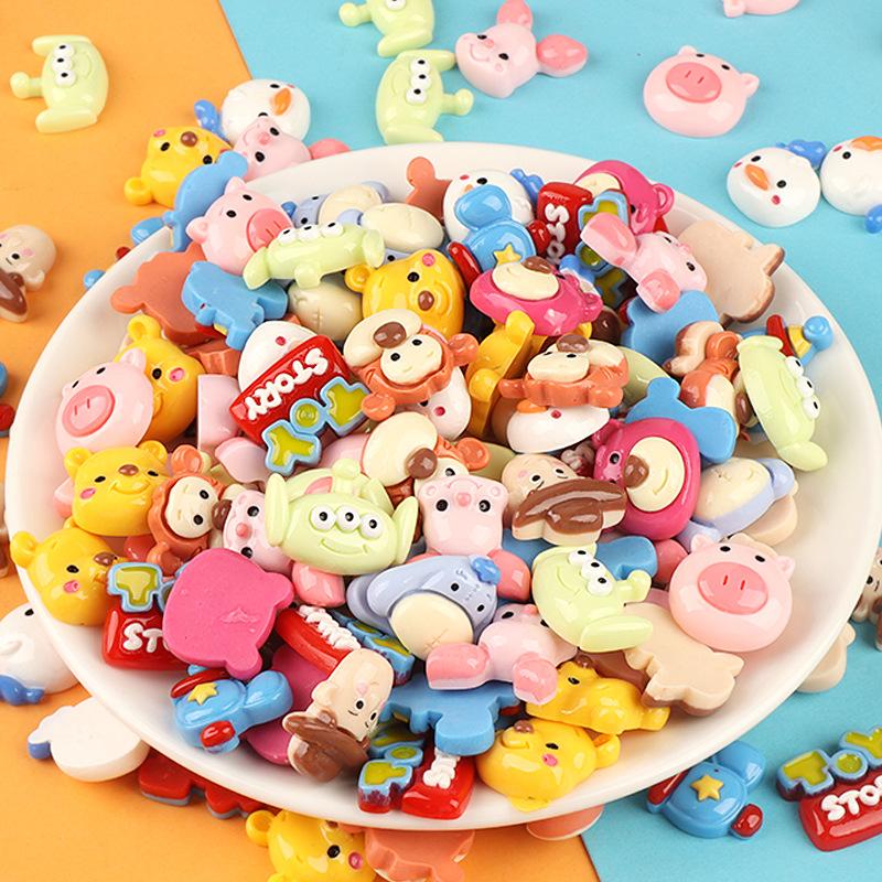 Charm búp bê sáng bóng DIY trang trí dễ thương (FF-129)