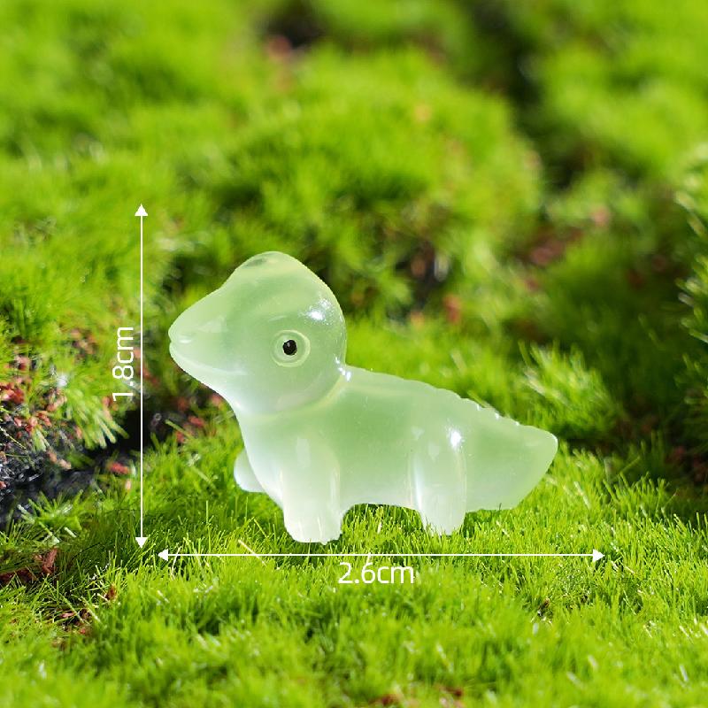 Tiểu cảnh tắc kè phát sáng DIY, phụ kiện tiểu cảnh mini bàn đáng yêu, cute (ZC-908)