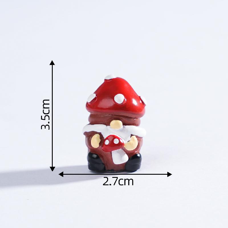 Tiểu cảnh nấm & lùn DIY, phụ kiện tiểu cảnh mini resin treo bàn garden đáng yêu cute micro (ZC-1446)