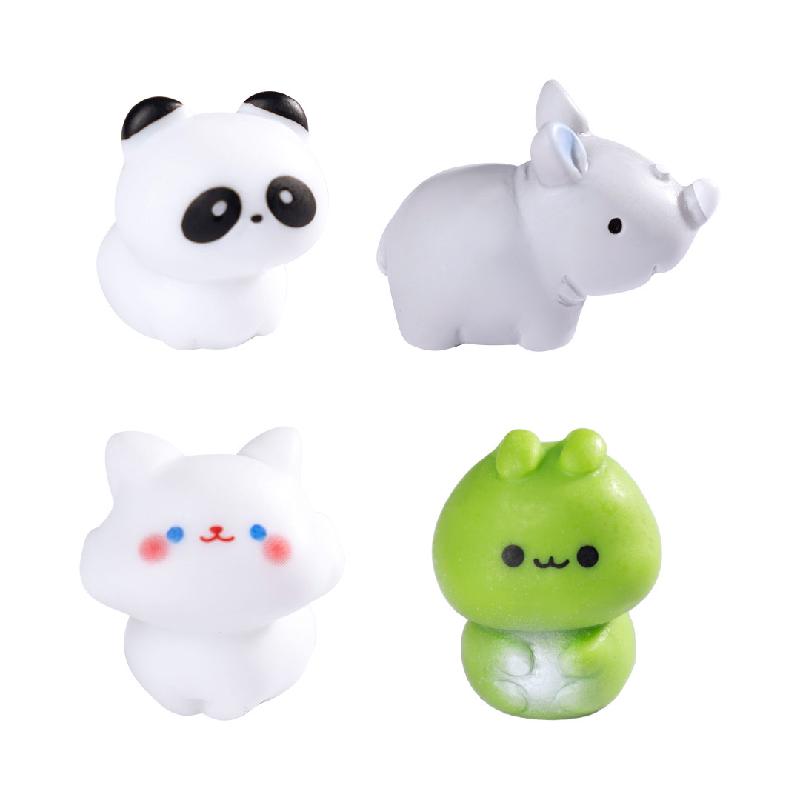 Tiểu cảnh ếch cá sấu tê giác DIY, phụ kiện tiểu cảnh mini bàn đáng yêu, cute (ZC-906)