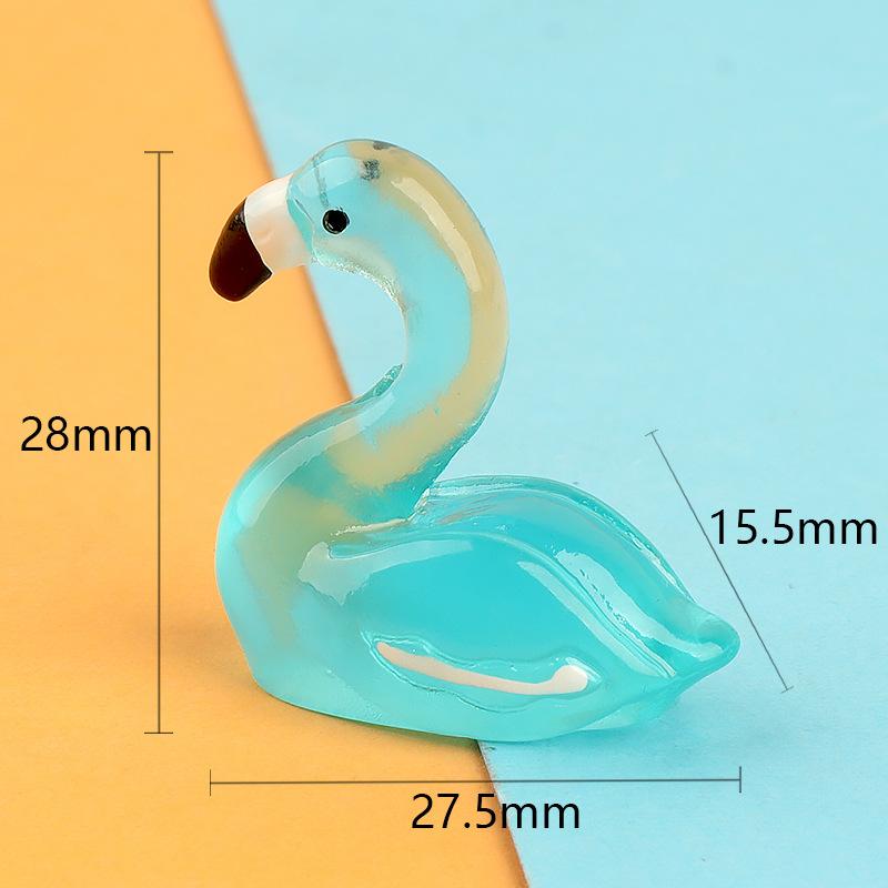 Charm thiên nga phát sáng DIY trang trí vỏ điện thoại (FF-423)
