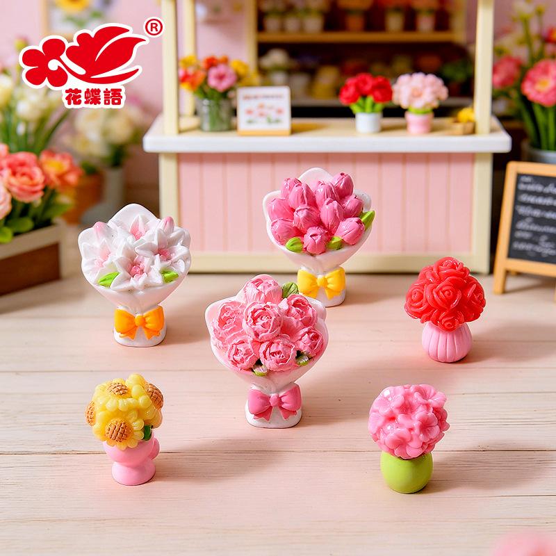Phụ Kiện Nhỏ Xinh Bó hoa hồng & tulip mini (NX-10)