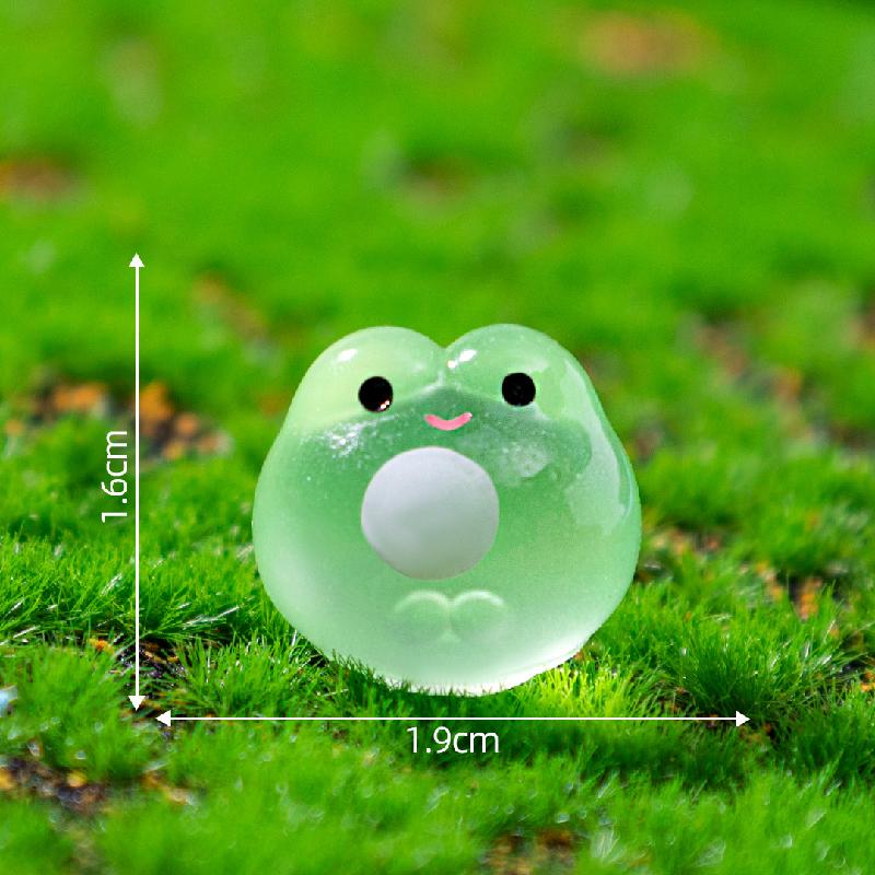 Tiểu cảnh thú tròn phát sáng DIY, phụ kiện tiểu cảnh mini treo bàn garden cute (ZC-1336)