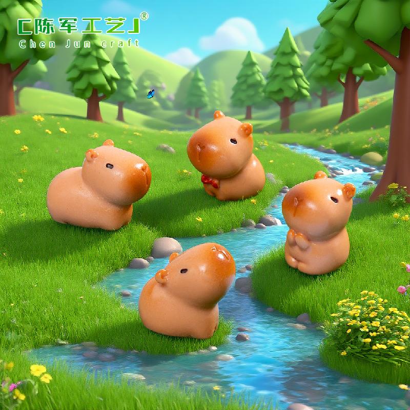 Phụ Kiện Tiểu Cảnh Capybara Mini Trang Trí Tiểu Cảnh (PK-255)