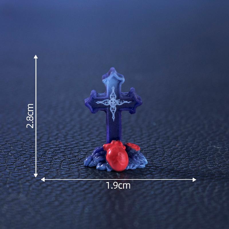 Tiểu cảnh lâu đài, bí ngô Halloween, DIY, phụ kiện bàn mini tiểu cảnh sáng tạo (ZC-152)