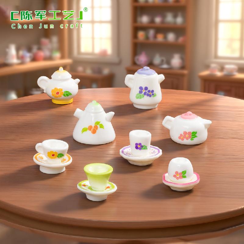 Phụ Kiện Tiểu Cảnh Bộ Chai Lọ Đĩa Mini Nhà Búp Bê DIY (PK-867)