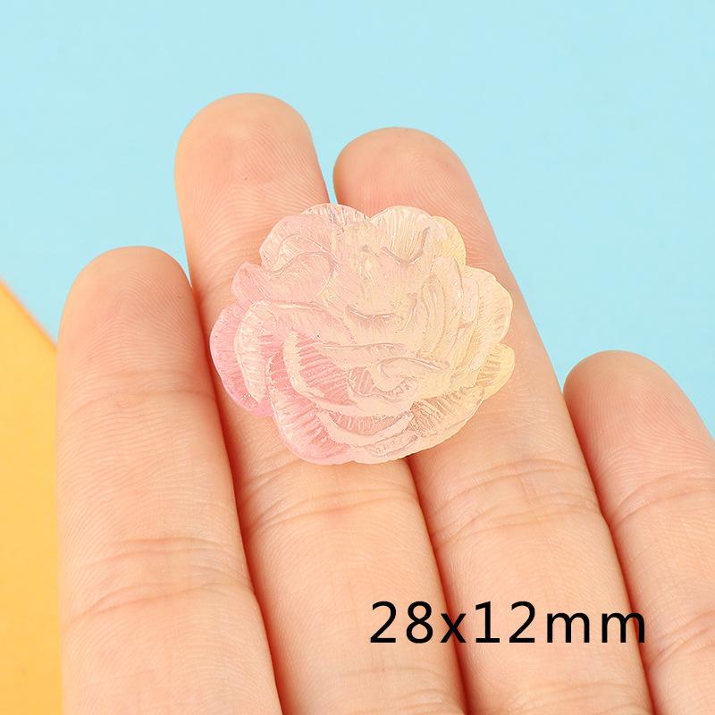 Charm hoa trà phát sáng DIY trang trí điện thoại (FF-478)