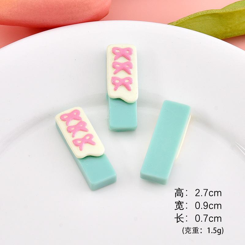 Thanh socola resin, phụ kiện DIY, văn phòng phẩm, nam châm tủ lạnh (NX-618)