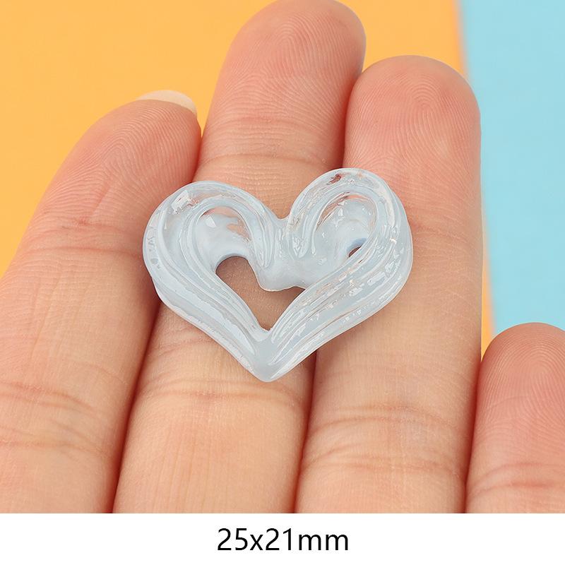 Charm trái tim phát sáng DIY trang trí vỏ điện thoại (FF-469)