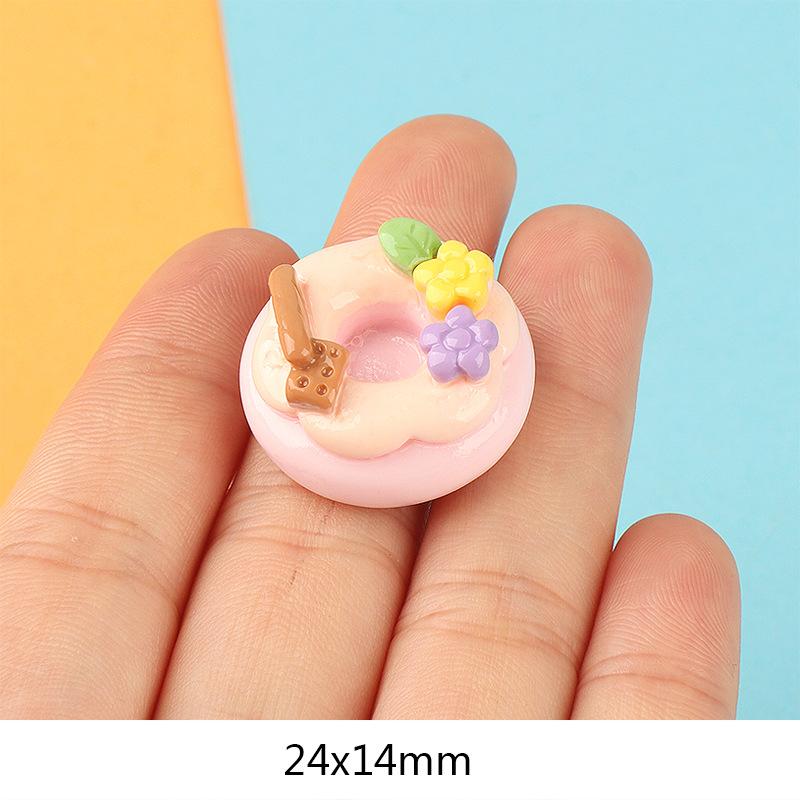 Charm donut sáng bóng DIY trang trí vỏ điện thoại (FF-517)