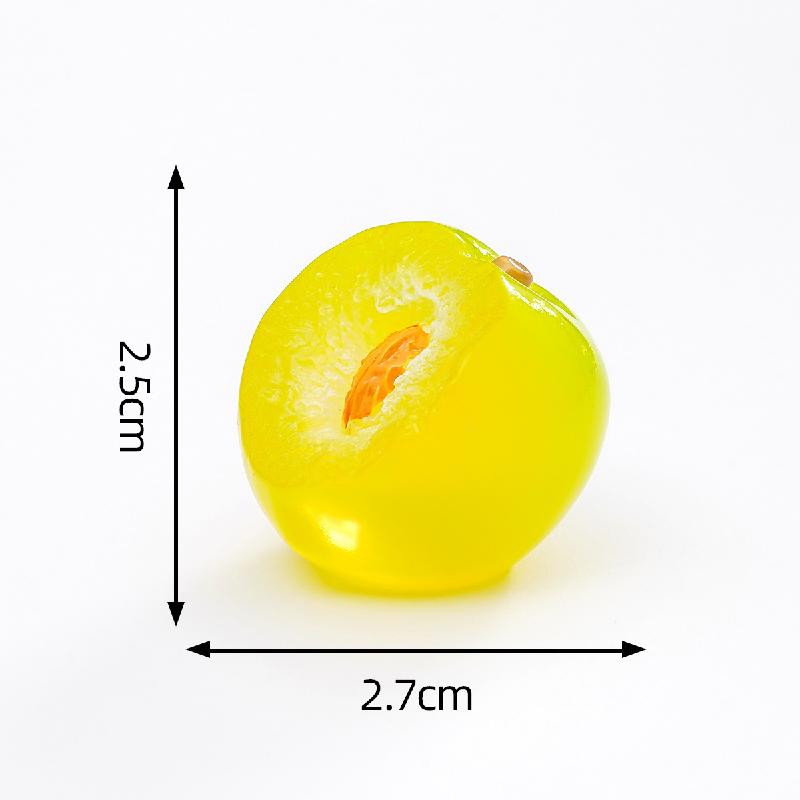 Tiểu cảnh trái cây phát sáng: dưa hấu, thanh long DIY, phụ kiện tiểu cảnh mini (ZC-654)