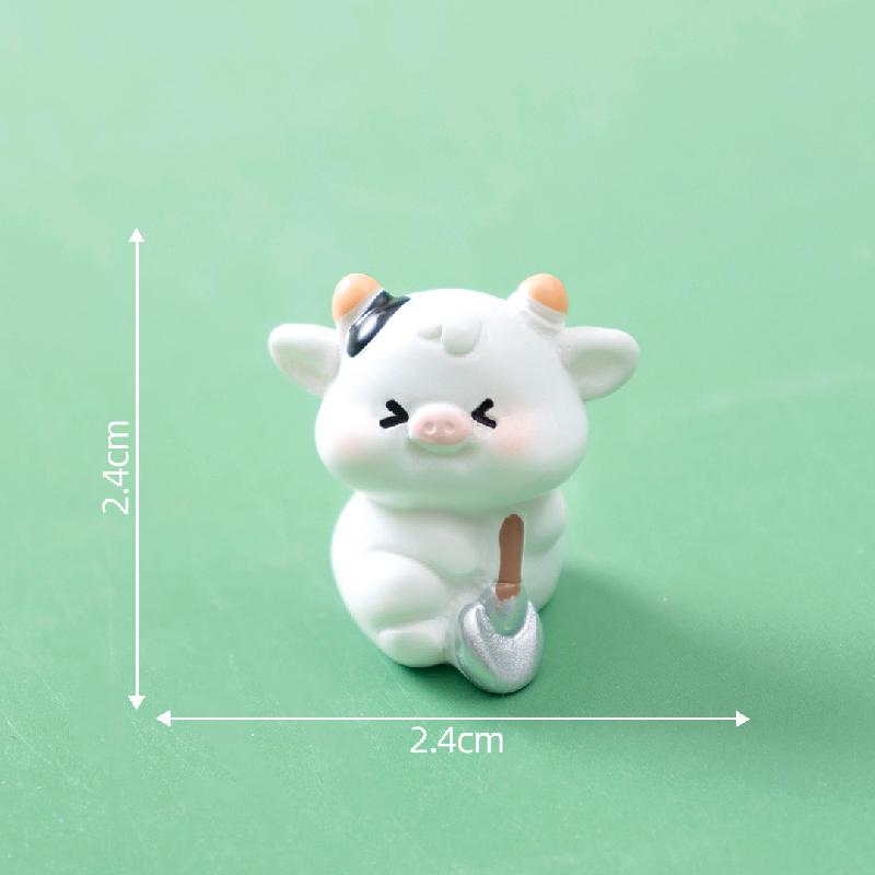 Tiểu cảnh bò trồng cỏ DIY, phụ kiện tiểu cảnh mini xe bàn garden, cute micro landscape (ZC-1132)