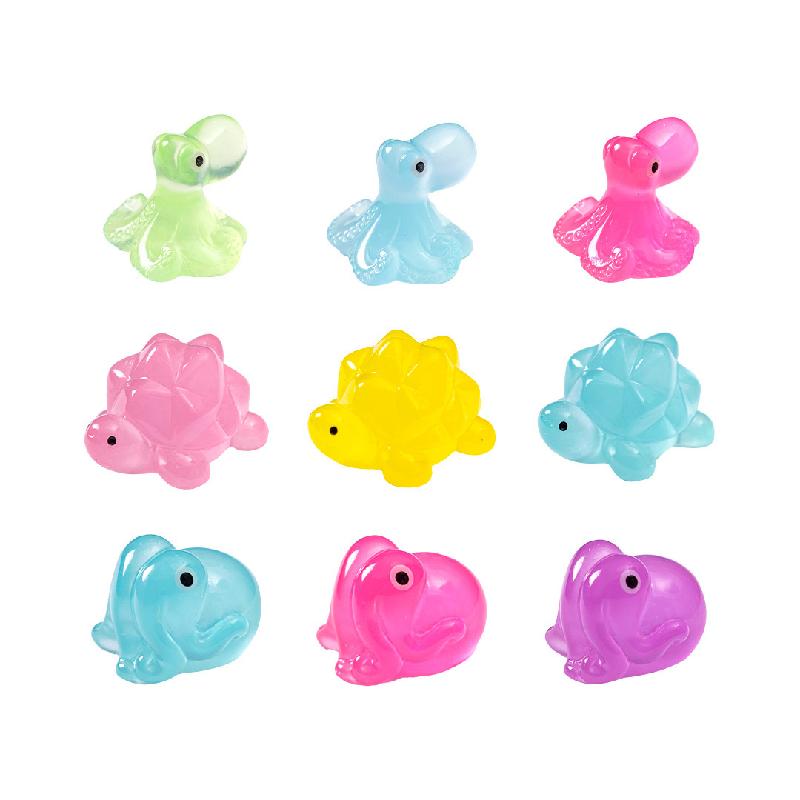 Tiểu cảnh cá biển phát sáng DIY, phụ kiện tiểu cảnh mini resin đáng yêu, cute (ZC-1116)