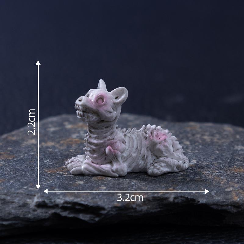 Tiểu cảnh xác ướp, sọ Halloween, DIY, phụ kiện bàn tiểu cảnh mini đáng yêu (ZC-349)