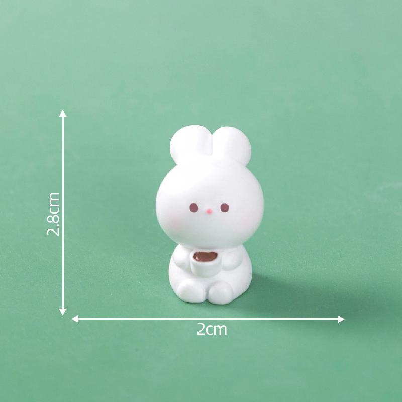 Tiểu cảnh động vật dễ thương, rêu, DIY, phụ kiện bàn tiểu cảnh mini sáng tạo (ZC-182)