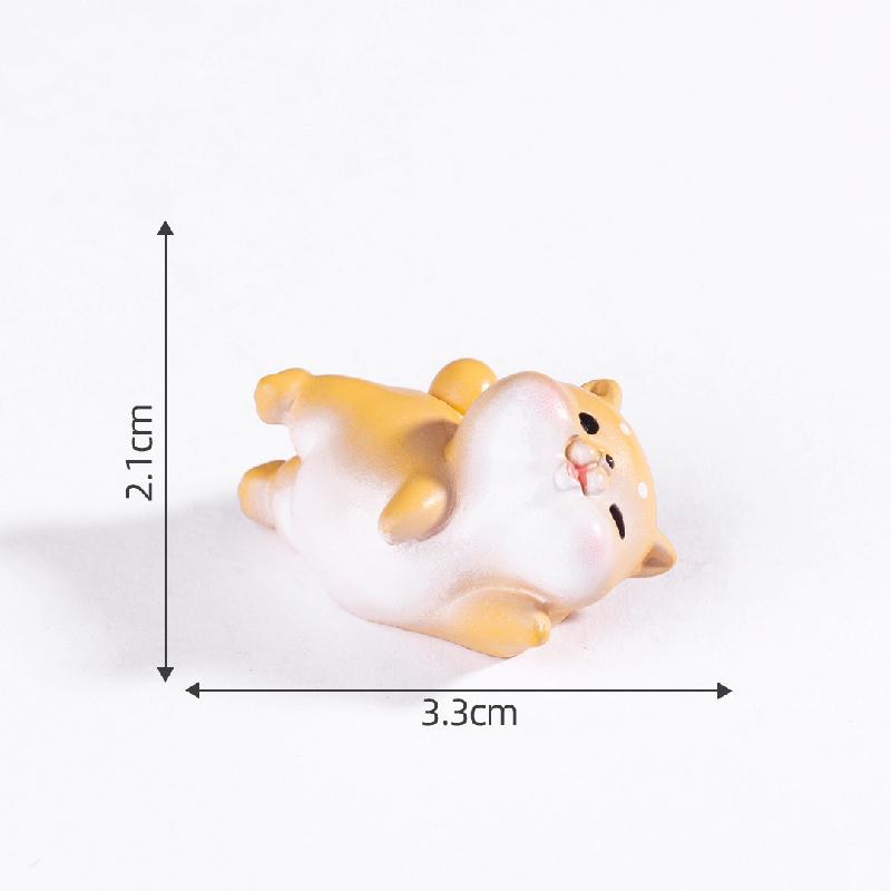 Tiểu cảnh cún tinh nghịch DIY, phụ kiện tiểu cảnh mini xe bàn garden đáng yêu (ZC-1142)