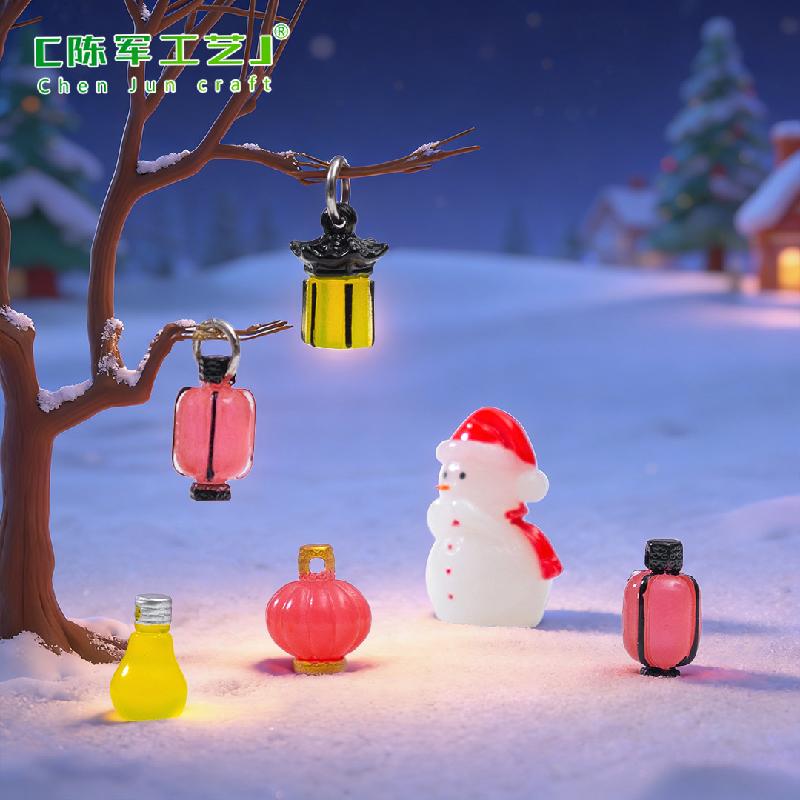 Phụ Kiện Tiểu Cảnh Đèn treo cổ điển phát sáng mini nhà búp bê (PK-715)