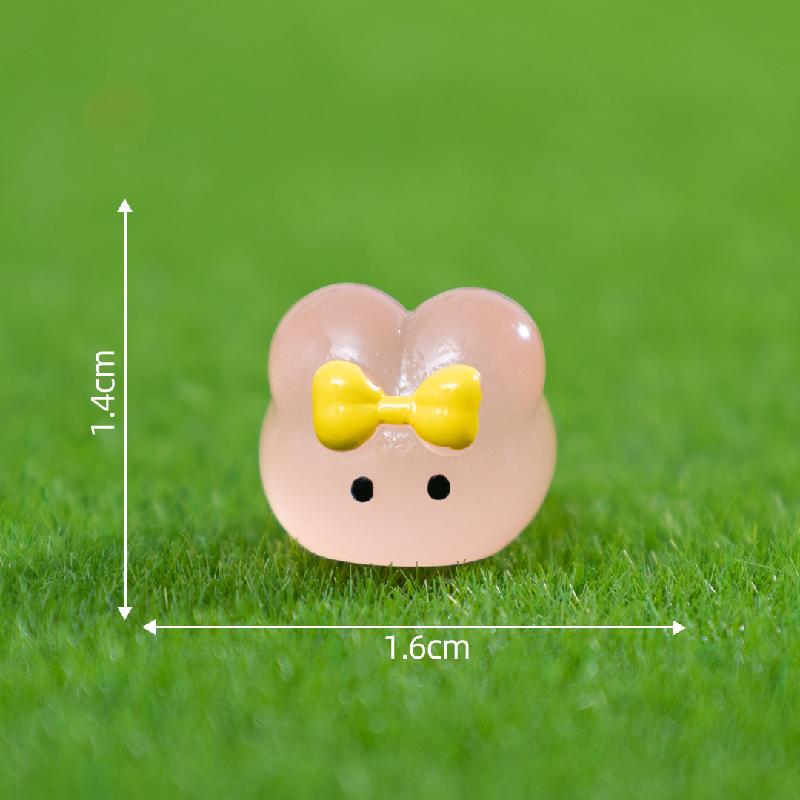 Tiểu cảnh thỏ phát sáng DIY, phụ kiện tiểu cảnh mini bàn garden resin micro cute (ZC-1388)