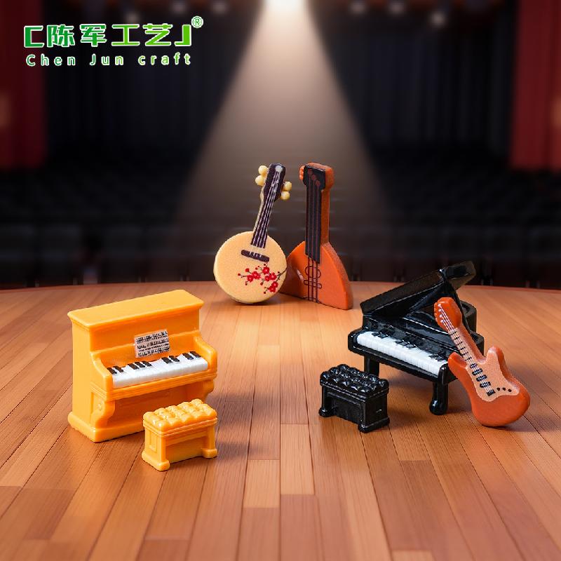 Phụ Kiện Tiểu Cảnh Đàn Piano Guitar Mini Nhà Búp Bê (PK-79)