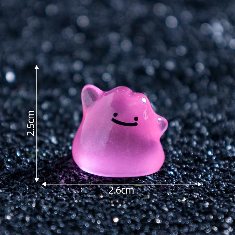 Tiểu cảnh quái vật biến hình phát sáng DIY, phụ kiện tiểu cảnh mini resin treo bàn cute (ZC-1344)