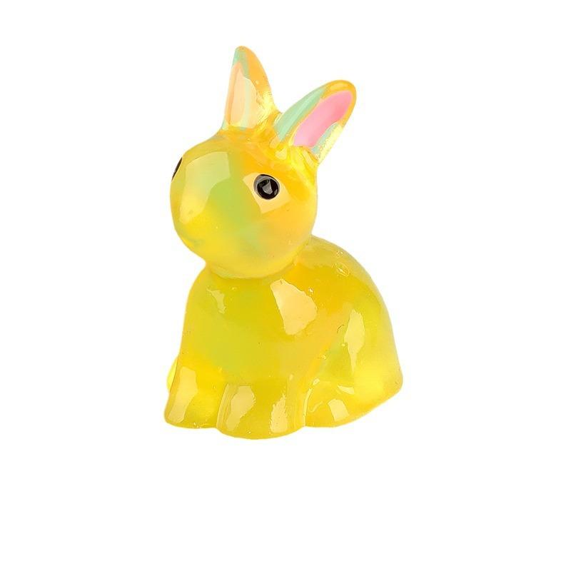 Charm thỏ phát sáng DIY trang trí tiểu cảnh (FF-370)