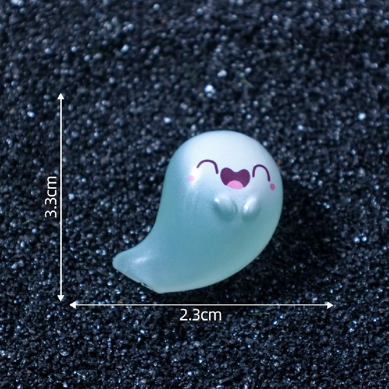 Tiểu cảnh ma nhỏ phát sáng, Halloween DIY, phụ kiện resin tiểu cảnh mini (ZC-568)