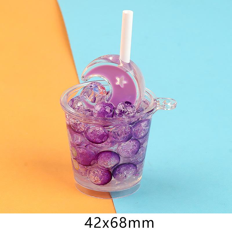 新款冰桶夜光月亮碎碎冰杯 diy钥匙扣挂件车载摆件小夜灯饰品配件