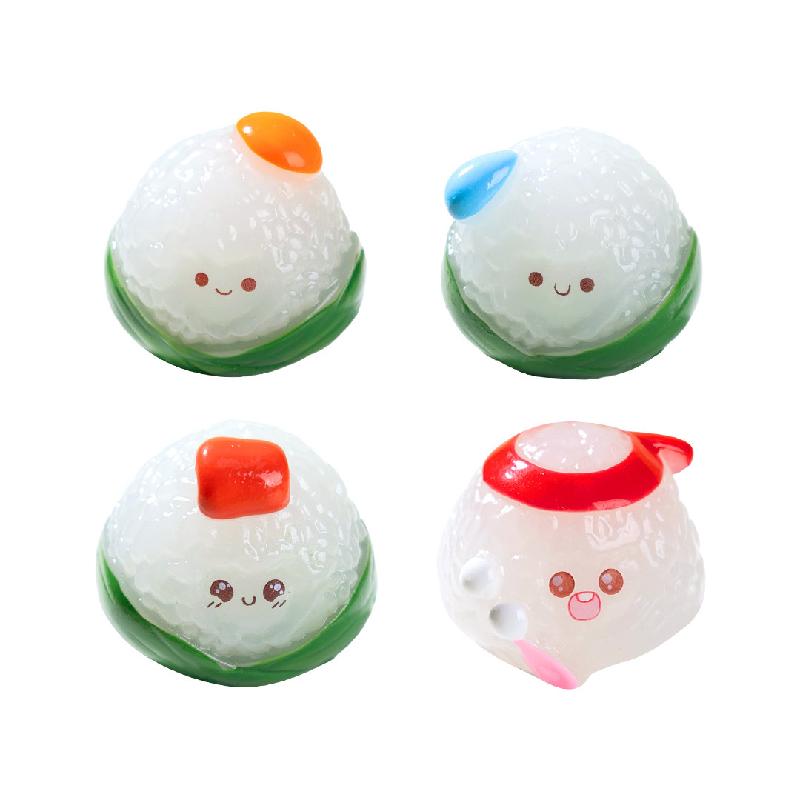 Tiểu cảnh bánh chưng Dragon Boat DIY, phụ kiện tiểu cảnh mini treo bàn resin garden đáng yêu cute (ZC-1461)