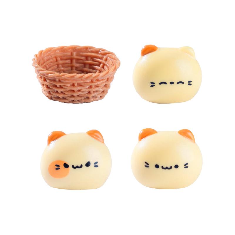 Tiểu cảnh mèo cookie DIY, phụ kiện tiểu cảnh mini bàn garden resin đáng yêu cute (ZC-1399)