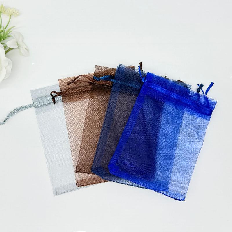 Trang Trí Noel Túi lưới euge màu đơn giản, sẵn có, lý tưởng cho đóng gói mỹ phẩm, quà tặng và trang sức. Chất liệu nhẹ và tiện dụng cho mọi nhu cầu.