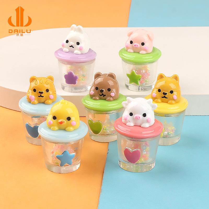 Charm ly nước động vật phát sáng DIY trang trí (FF-477)