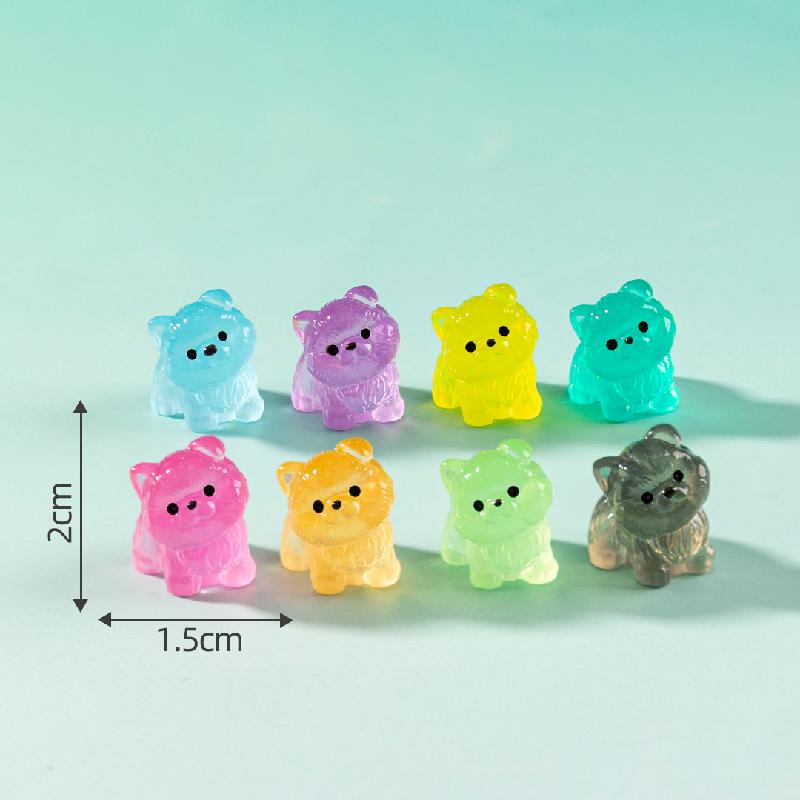 Tiểu cảnh chó phát sáng DIY, phụ kiện treo tiểu cảnh mini micro scene dễ thương (ZC-890)