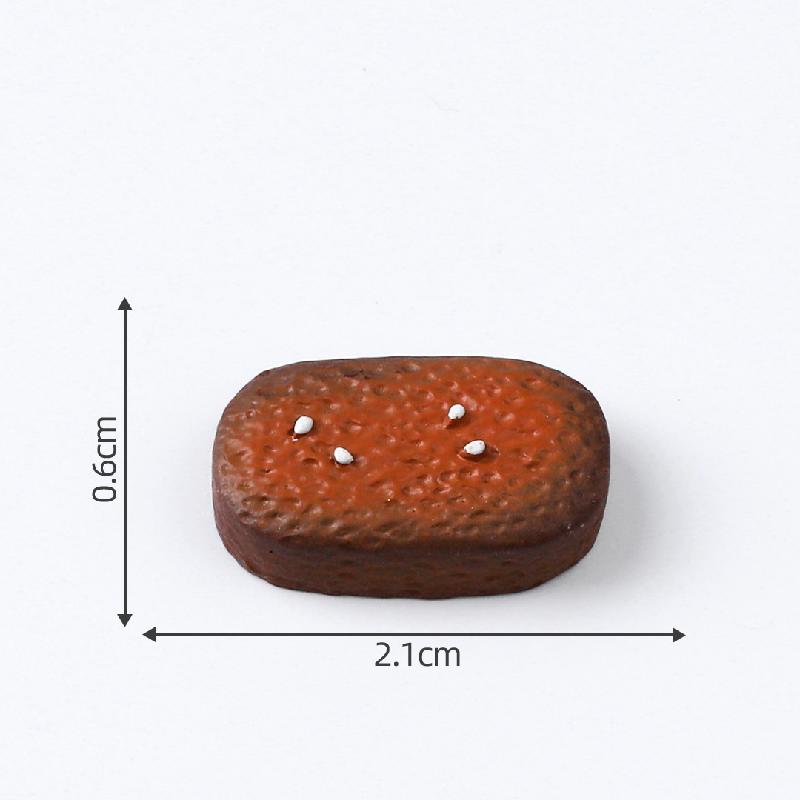 Tiểu cảnh bánh chocolate mỏng DIY, phụ kiện tiểu cảnh mini resin treo bàn đáng yêu cute micro (ZC-1452)