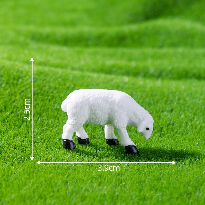 Tiểu cảnh nông trại: bò, cừu, DIY, phụ kiện bàn tiểu cảnh mini đồng quê nhỏ xinh (ZC-157)