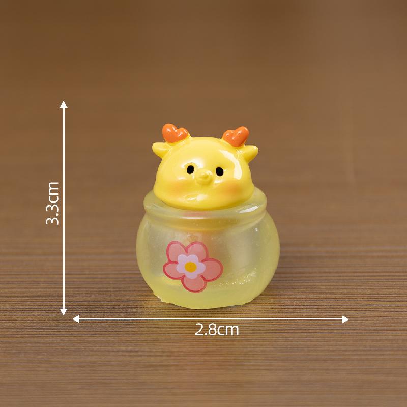 Tiểu cảnh thỏ nhỏ kem DIY, phụ kiện tiểu cảnh mini bàn garden food resin micro cute (ZC-1393)