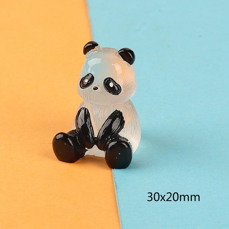 Charm gấu trúc phát sáng DIY tiểu cảnh đồ chơi (FF-55)